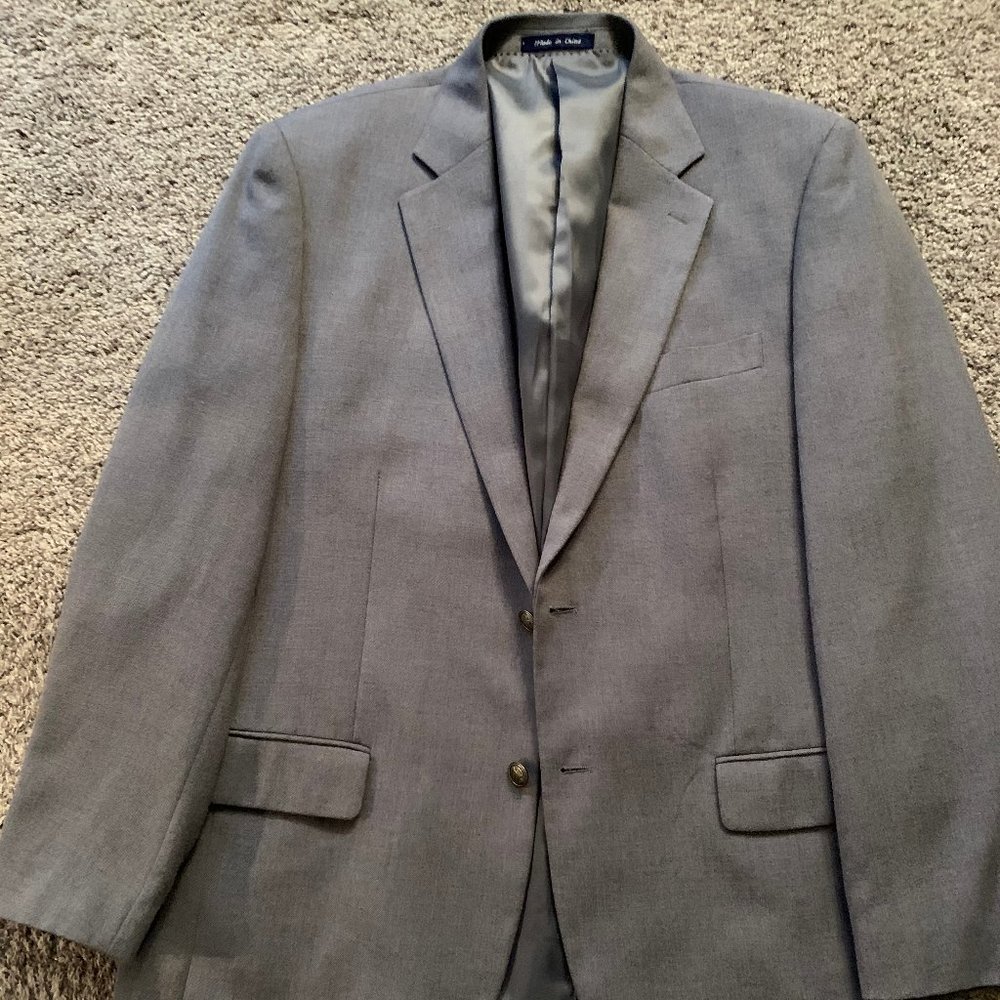 42R Alan Flusser Grey Blazer